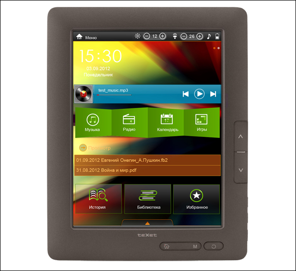 Модель teXet TB-890HD.